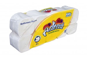 Toilet paper Adomi Allove 10 roll none core - 2ply